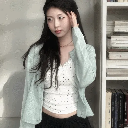 ☁️[한여름까지 쭈-욱]쿠쿠 린넨 가디건 9color 살안타템 실내용 여름아우터