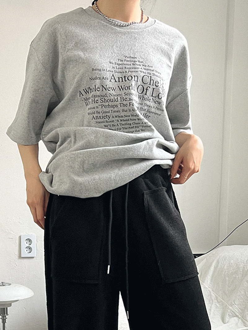 레터링 루즈 t (2color)