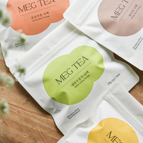 "집중하는 시간이 필요할 때" 데일리 최고 등급 잎차 티백 4종