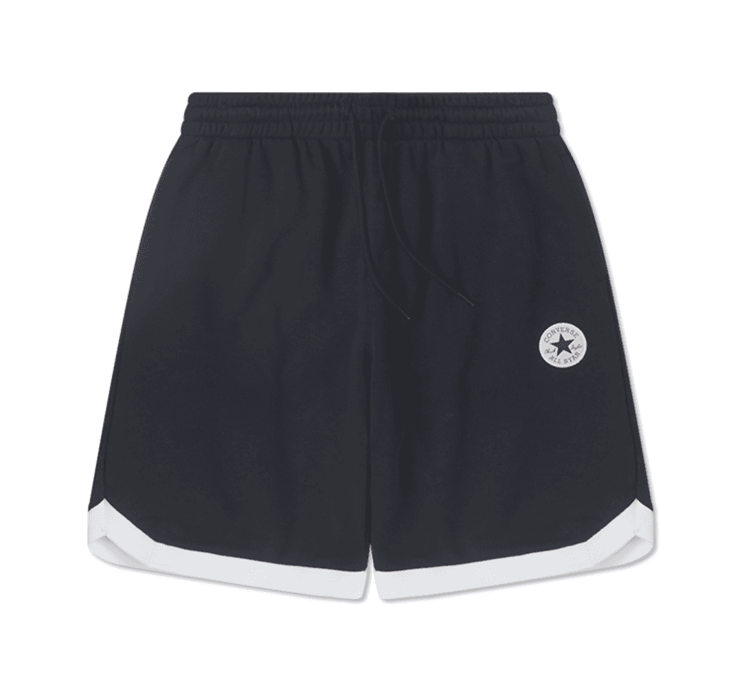 레트로 니트 9인치 쇼츠 컨버스 블랙