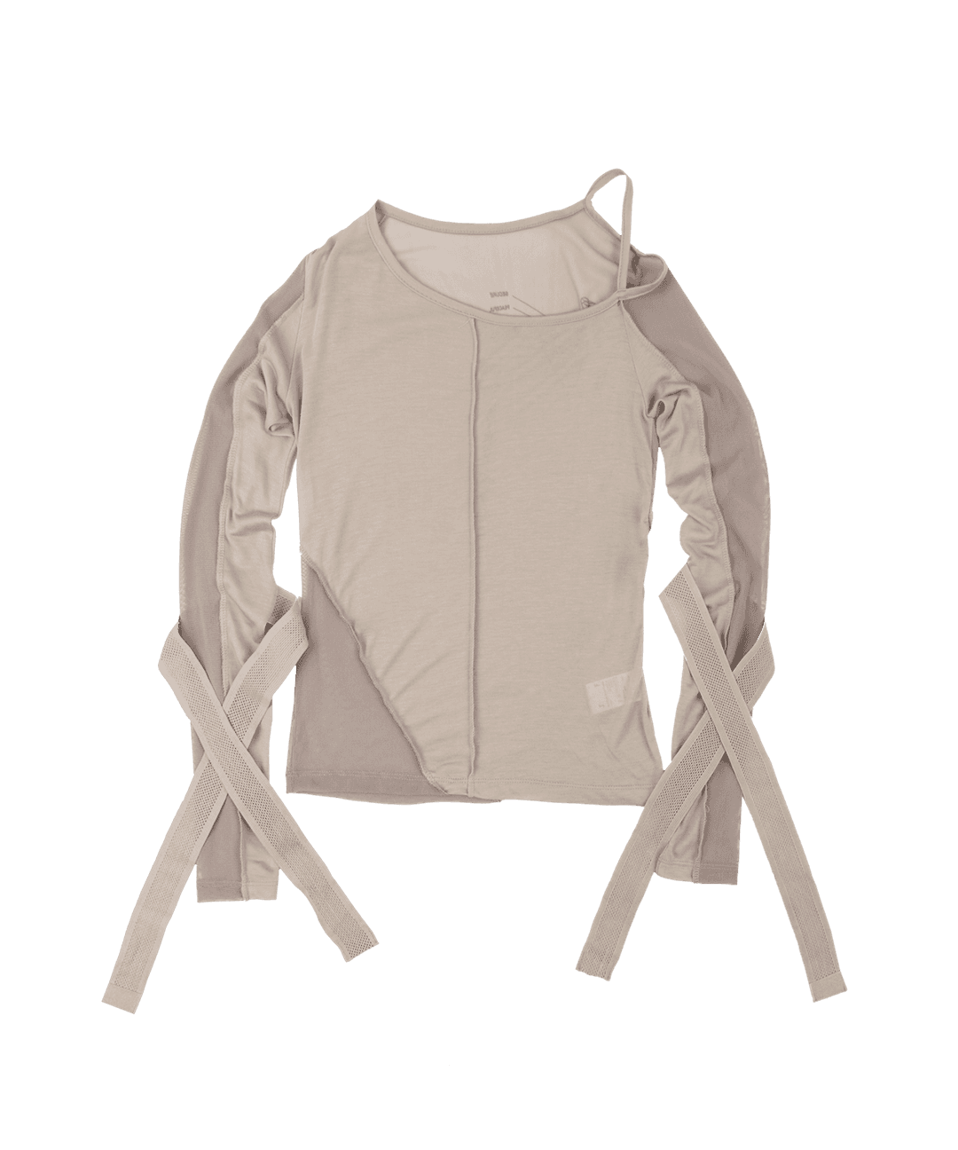 (10/12 Restock, 순차배송) Bandage Mesh T-shirt / Brown