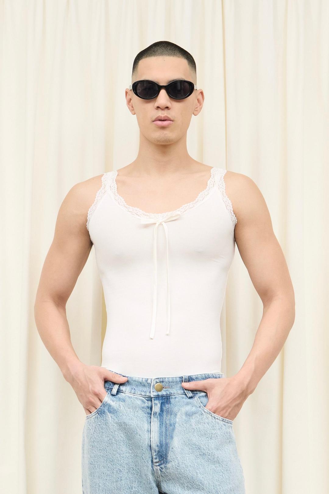 Flo Lace Trim Tank Top — Tanner Fletcher