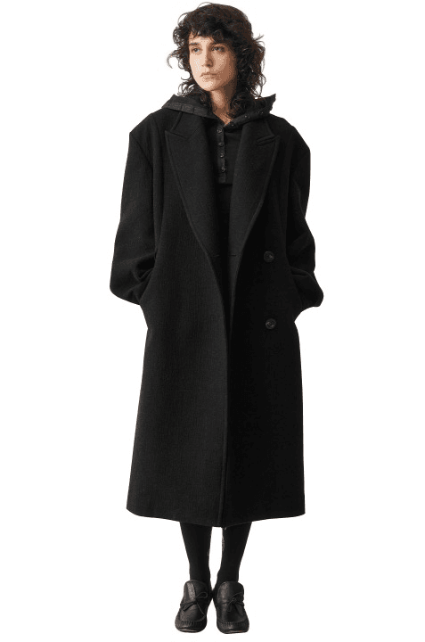 [11/5 예약발송] Wool Cinch Coat, Blackout