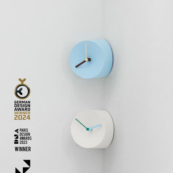 모서리 시계 [시침, 분침]