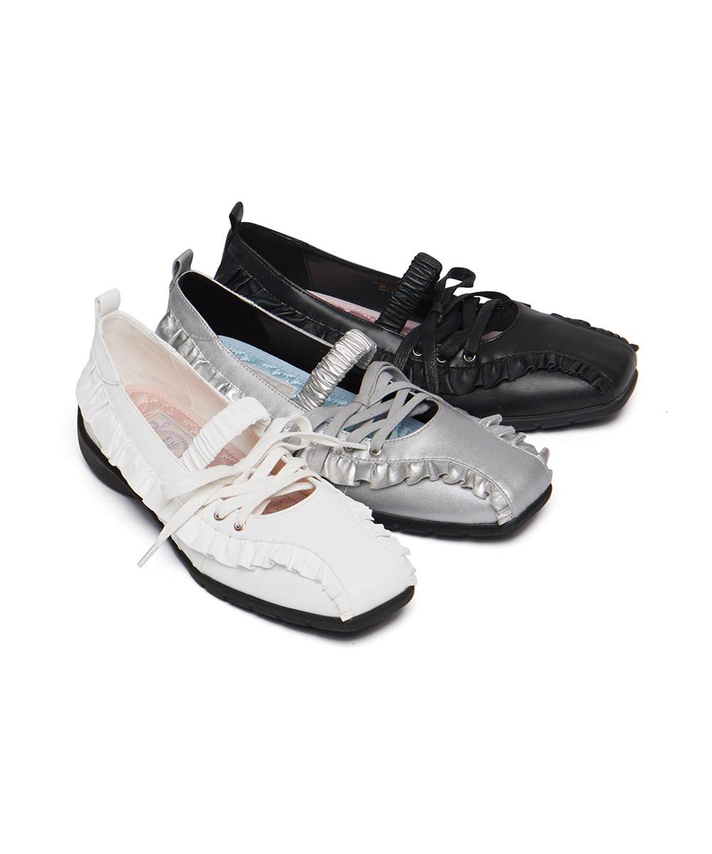 [NEW 5%ㅣ05.08이내 출고][X MINJUKIM] BLISS RUFFLE SNEAKERS - 3 colors