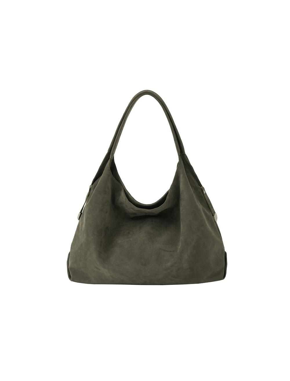 (11월 20일 예약배송) CACTUS HOBO BAG [Suede Olive]