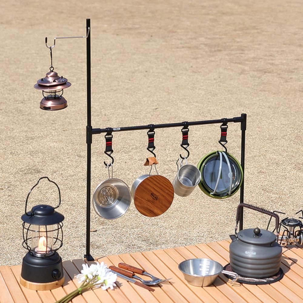 살반 캠핑 테이블 행어 랜턴걸이