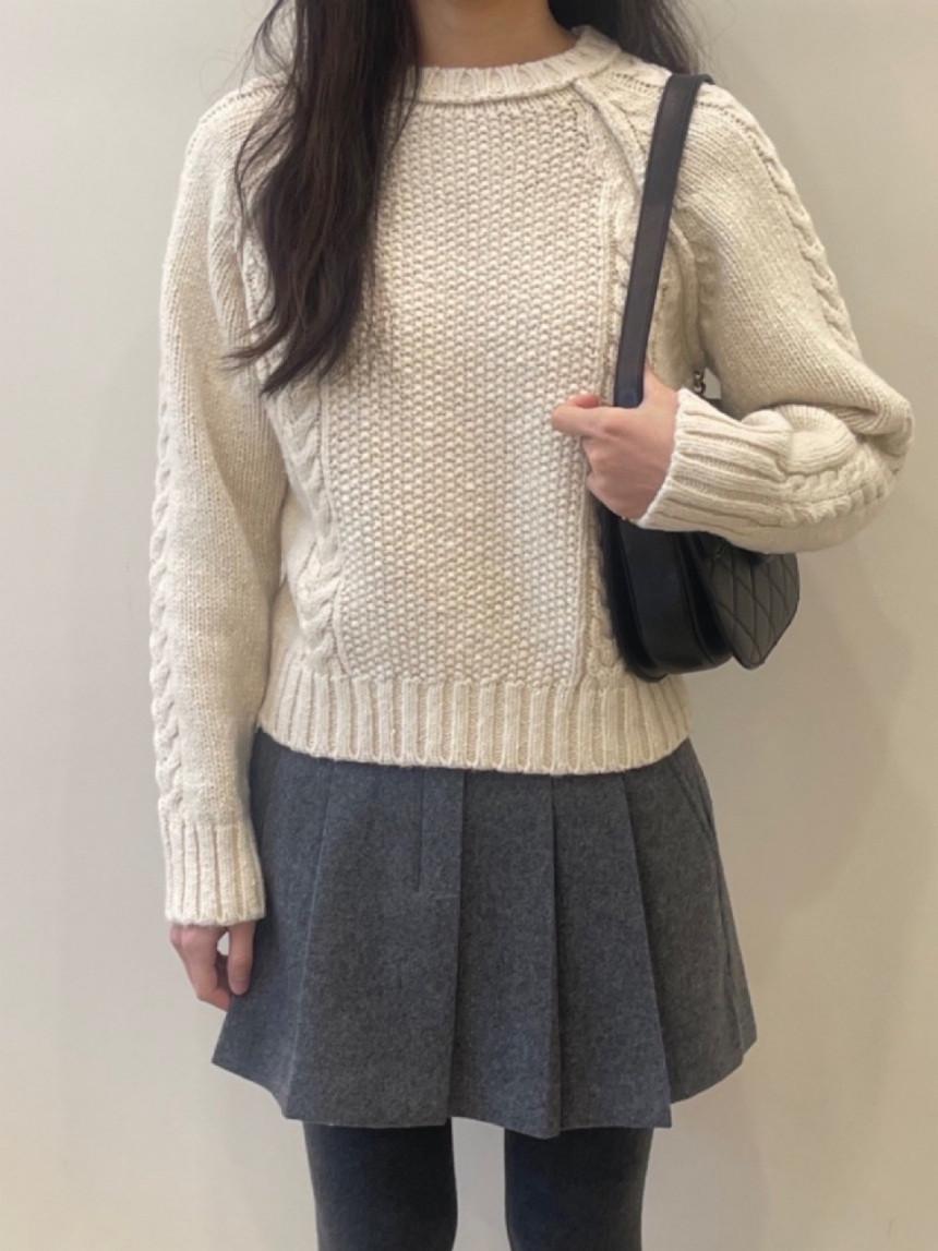 무니에트 forest 포레스트 주노 윈터 플리츠 팬츠