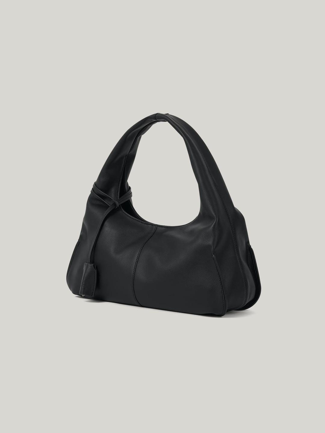 PILLOW HOBO BAG (SOFT BLACK)