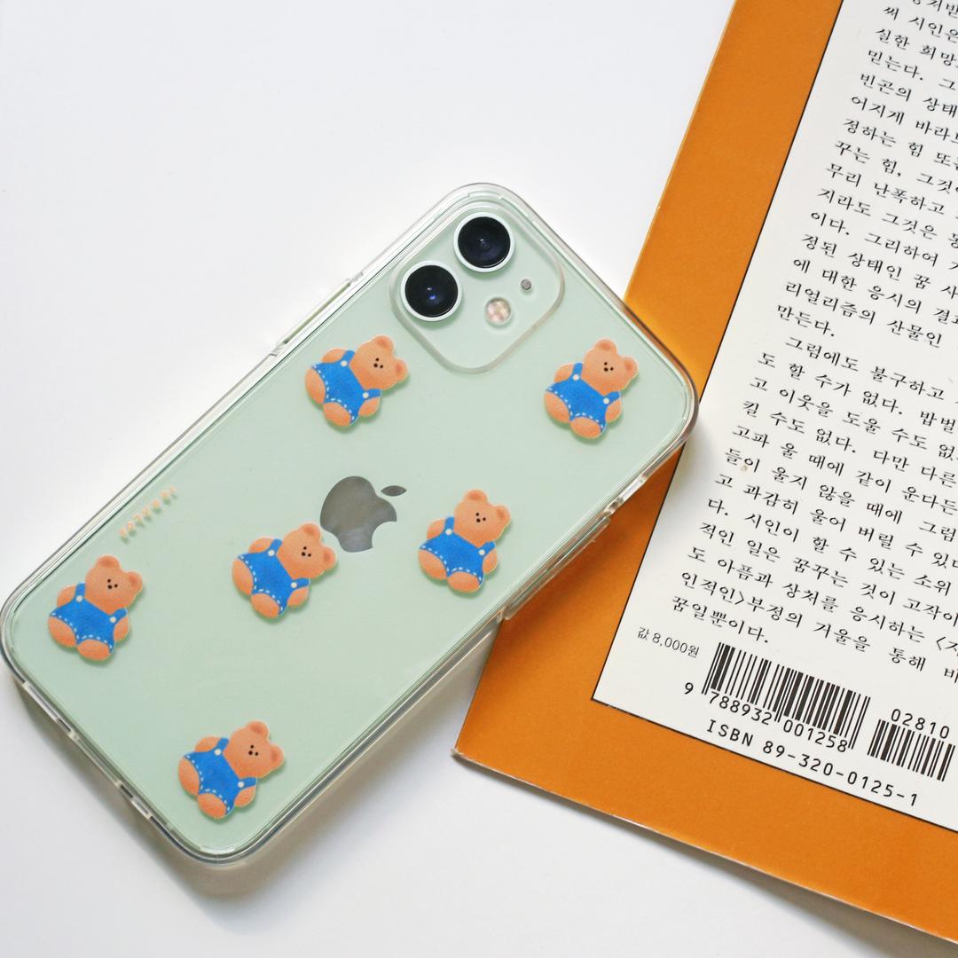 [열넷칼로스] Mini 곰도리 젤하드케이스