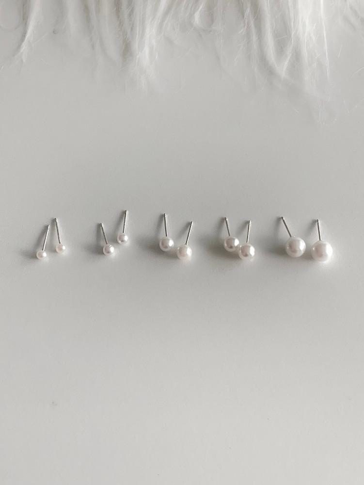 (silver925) swarovski pearl earring 스와로브스키 진주 귀걸이