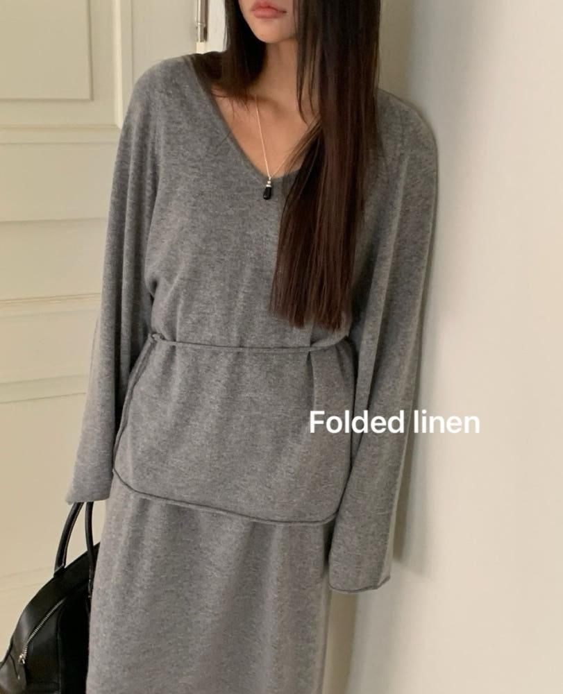 Vasil 바질 케어 니트 브이넥 울 루즈핏 니트(3color)