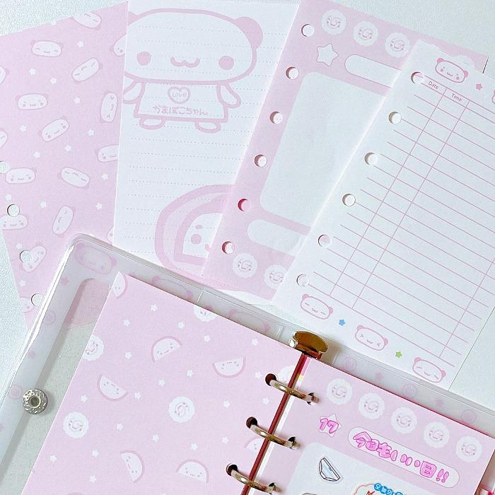 A7 팬더는 나루토마키를 좋아해 다이어리 속지 세트 (3종 각 10장씩 / 총 30장)