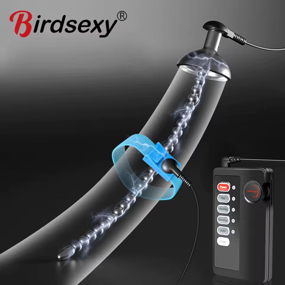 실리콘 페니스 플러그 진동기 요도 카테터 남성 페니스 삽입 장치 Dilatator 소리 남성용 섹스 토이 게이