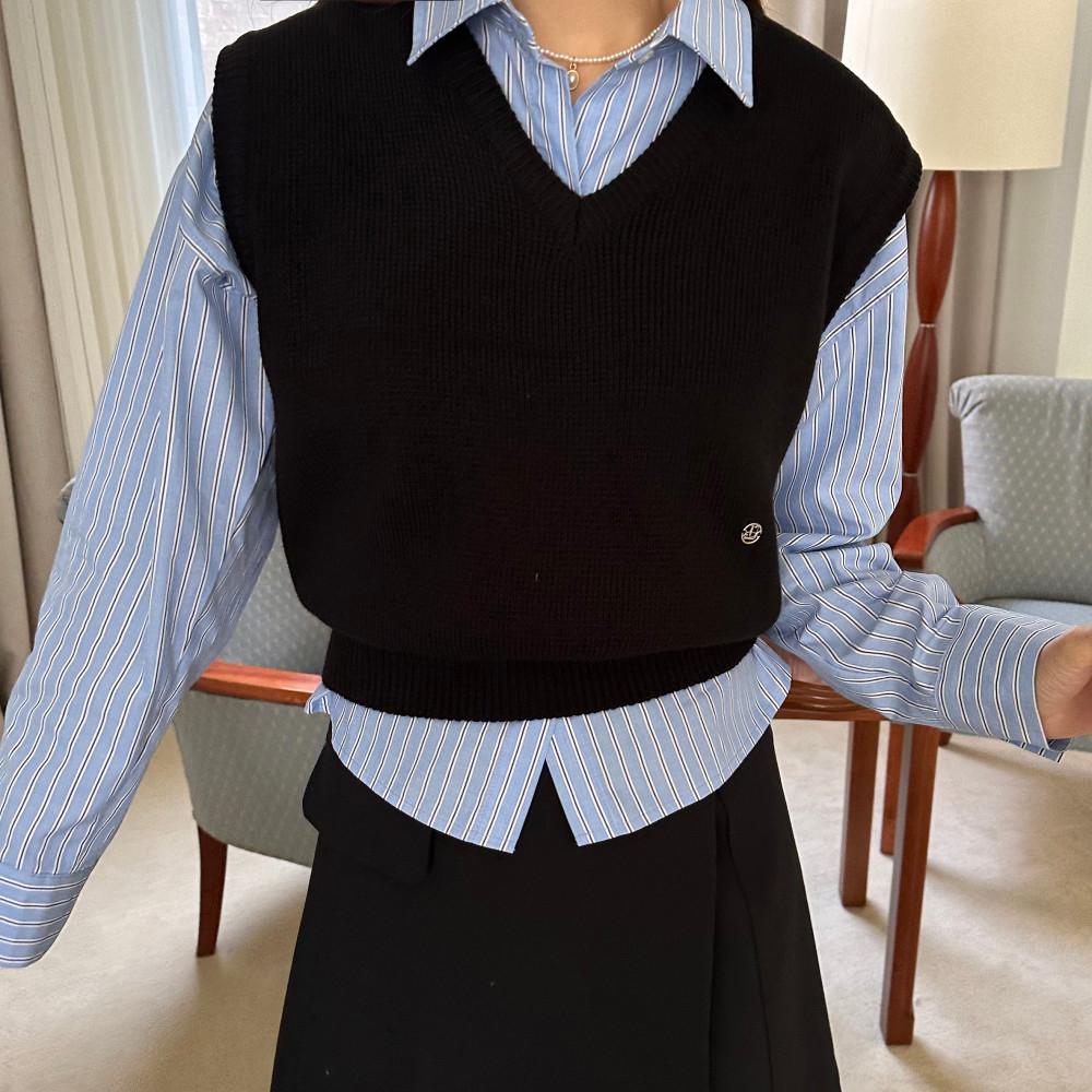 더블 스트라이프 셔츠