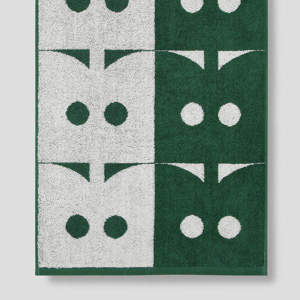 [towelogist x kitty bunny pony] Apple Pip Green 40x80cm, 1ea