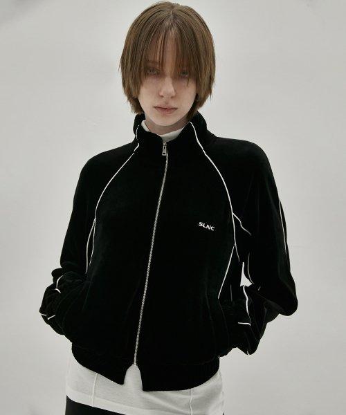 벨로아 트랙 집업 BLACK