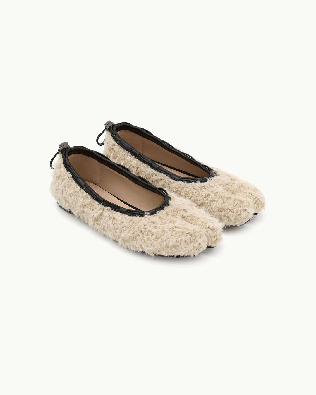Teddy String Flat / Ivory