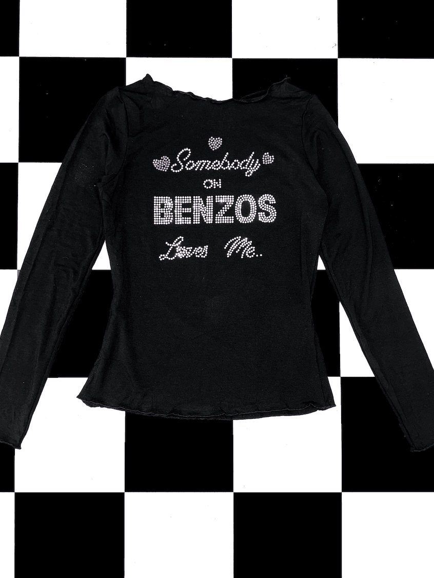 SOMEBODY ON BENZOS LONG SLEEVES