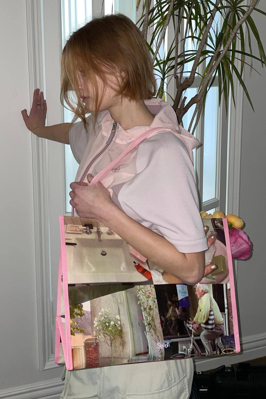 TARPAULIN BAG (PINK)