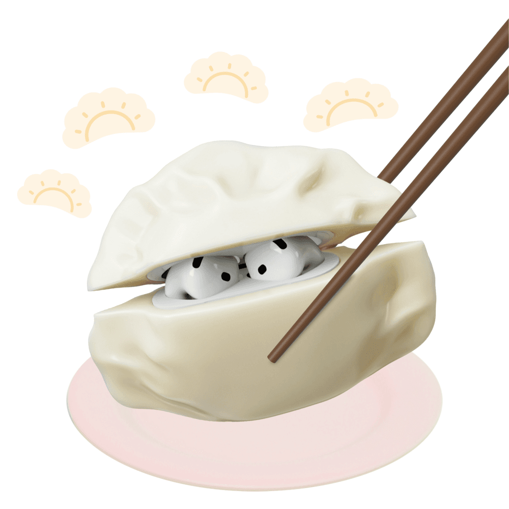 띠끄룸 교자 만두 에어팟케이스 프로 / 4세대