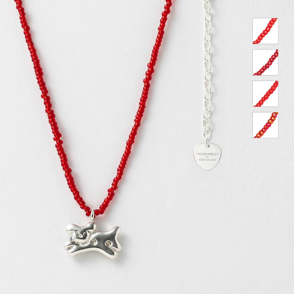 [PremiumDot] 12TTI Cookie Necklace - Red (54 Colors)