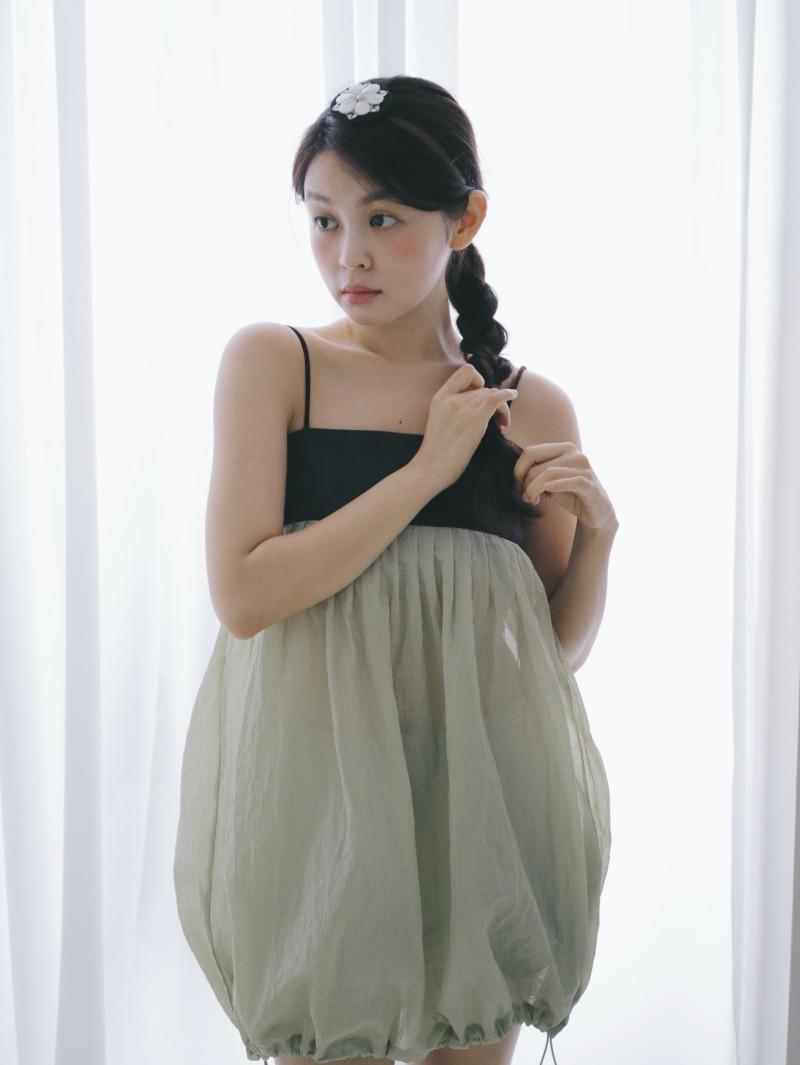 [ 주 랑 ] 허리치마 - green