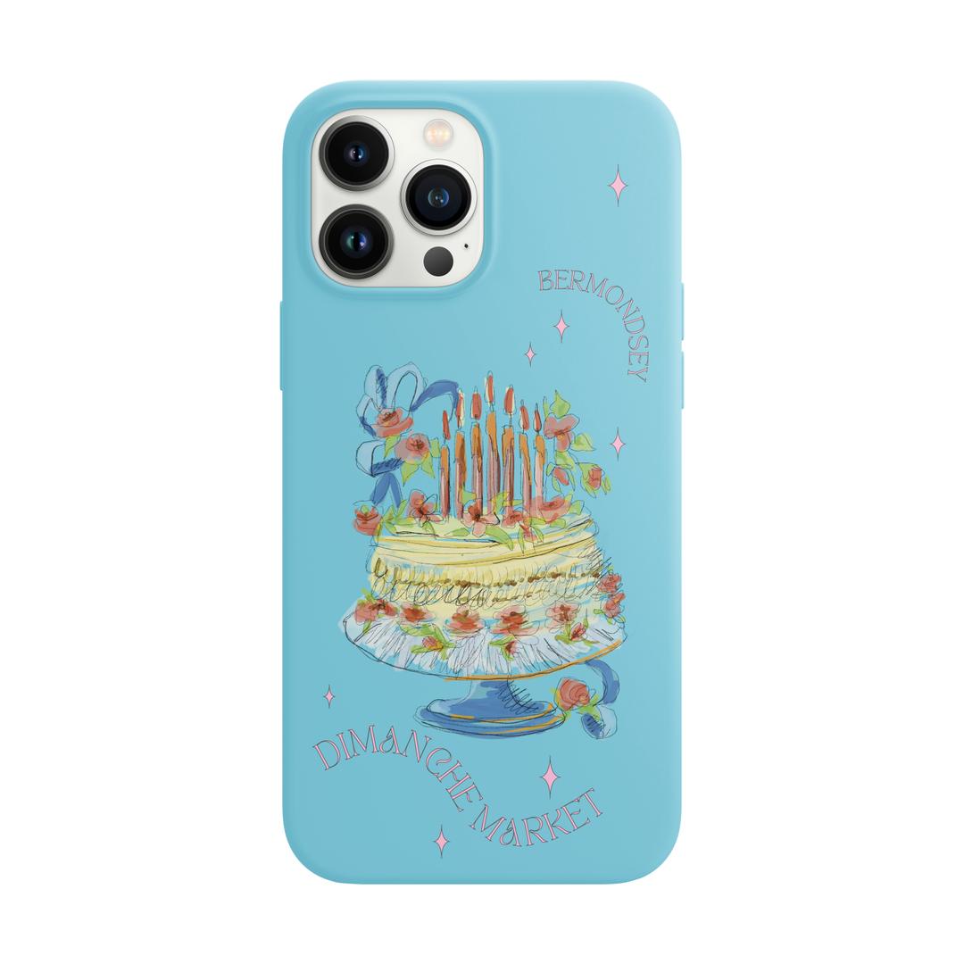 BLUE DIMANCHE CAKE CASE
