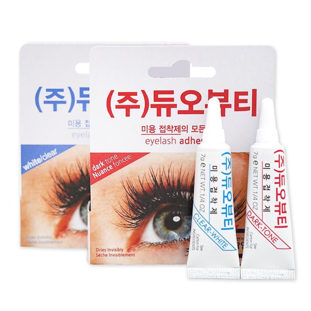 듀오뷰티 풀 속눈썹풀 속눈썹접착제 글루 검정 투명 7ml