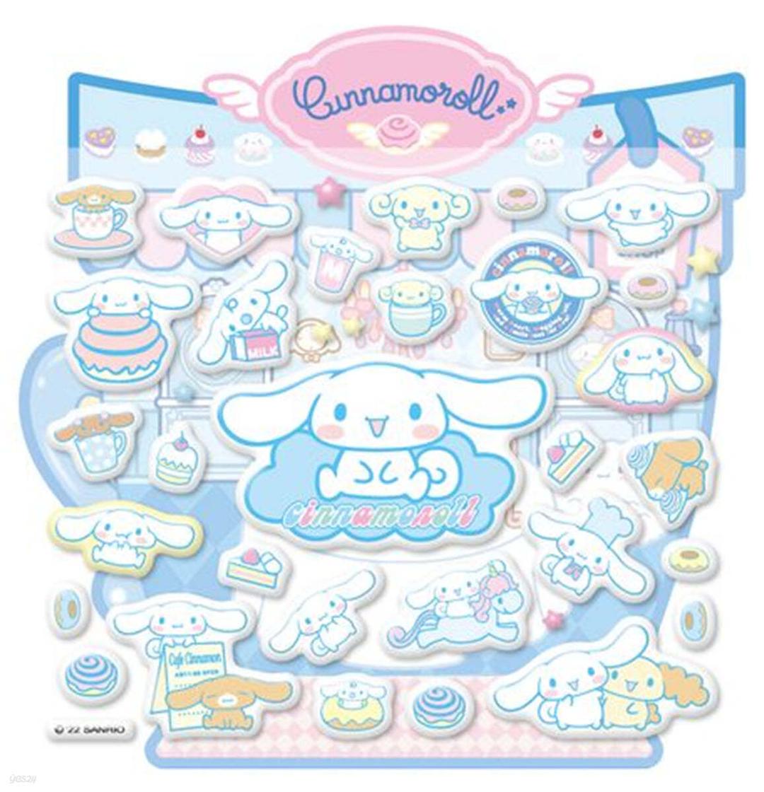 산리오캐릭터즈 미니 말랑 스티커 : 시나모롤 - 예스24