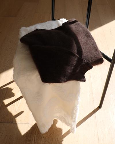 세이지 홀가 knit (브라운.다크네이비)