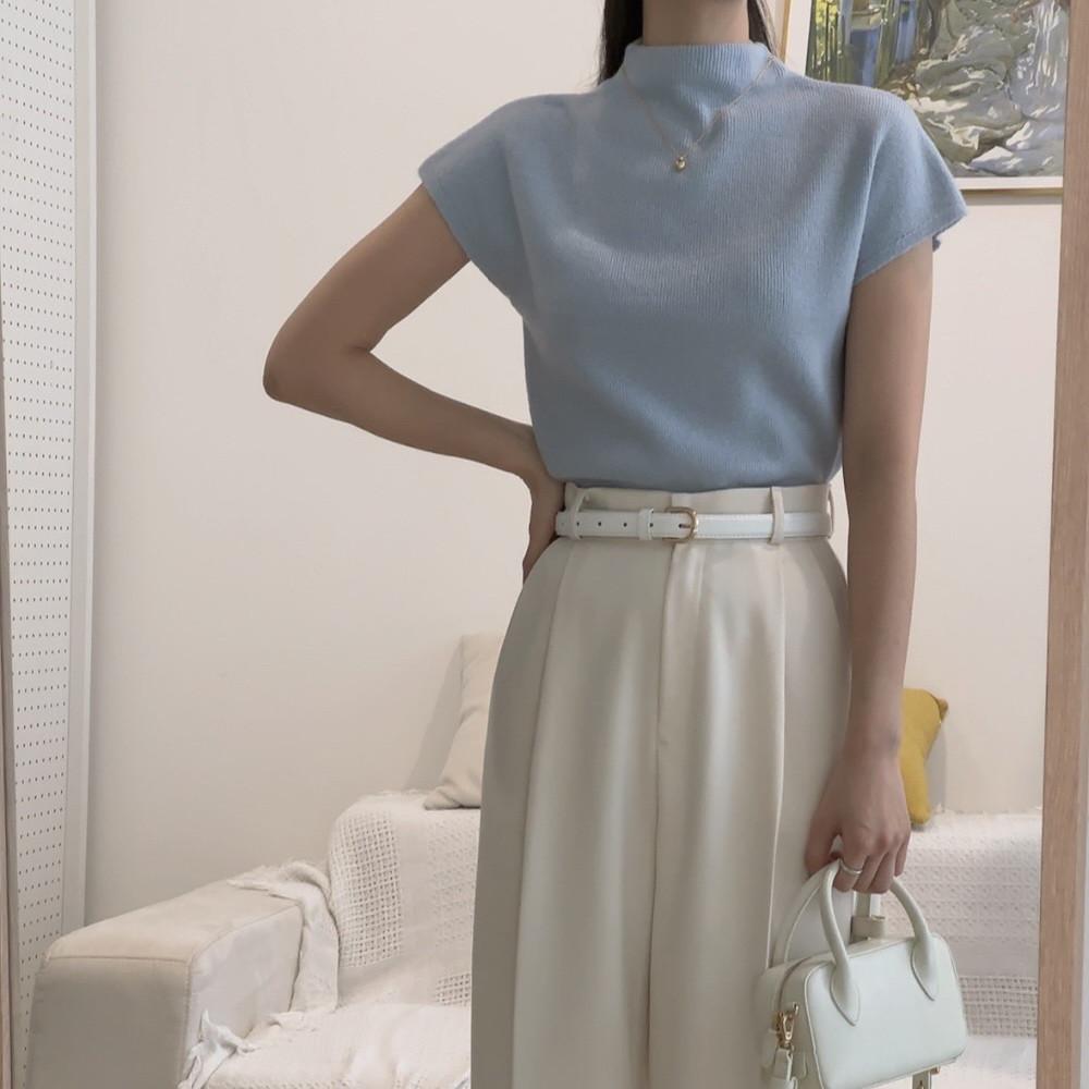 [부드러운]캐시미어 반목 니트(3color)