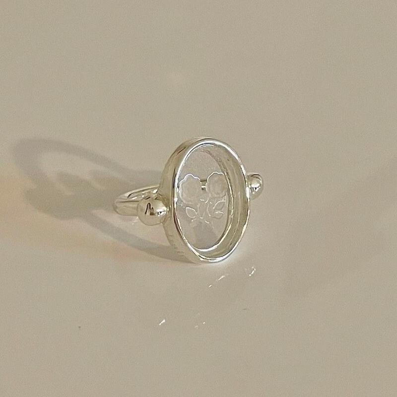 haime vintage glass ring