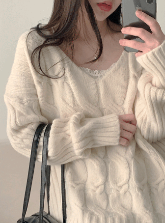 청순 꽈베기knit (4color)