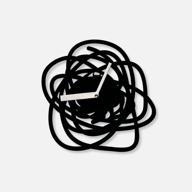 더닷 인테리어 오브제 드로잉 라인 - Line Clock 1 벽 시계