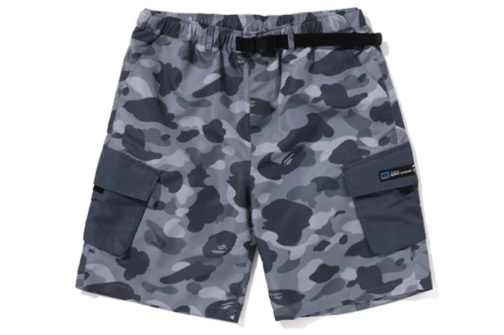[베이프정품] 반바지 베이프 하니컴 카모 카고 숏츠  BAPE HONEYCOMB CAMO CARGO SHORTS