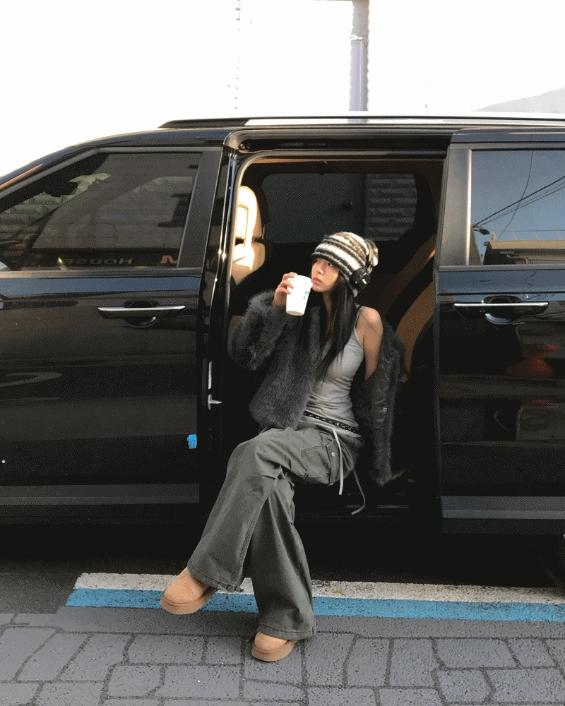 [MD PICK!] PUMA CROP FUR JK (1주 소요)