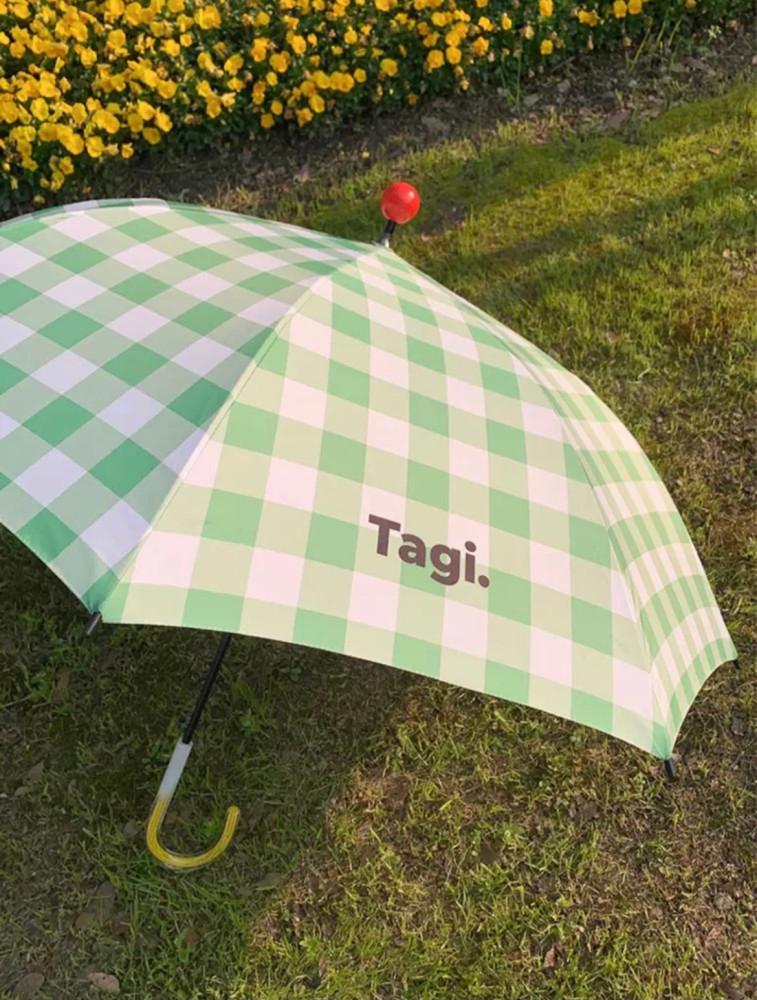 오렌지베케이션 tagi 체크 우산