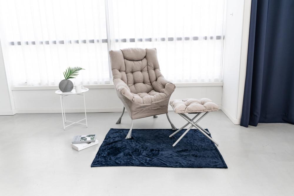 릴렉스 밀란쇼파 플러스 1인용쇼파  세트(발받침체어 스툴 포함)