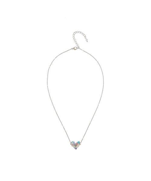 Heart Beads Necklace (Rainbow)