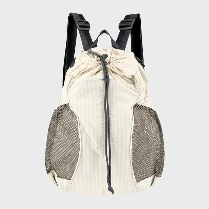 Tourer Gym Sack Ivory Grid