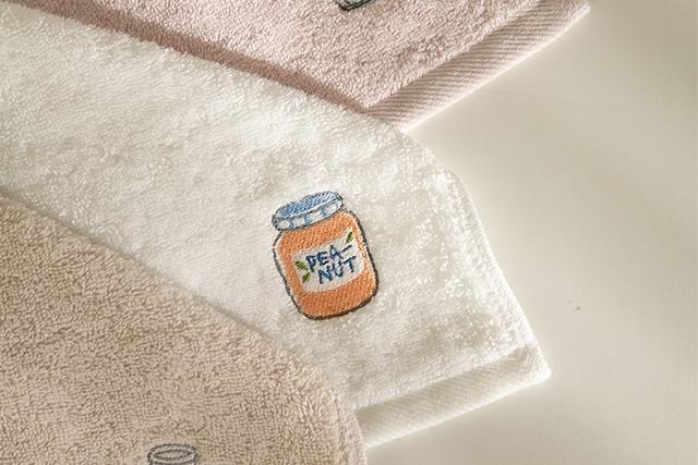 키친 드로잉 자수 핸드타올 3colors