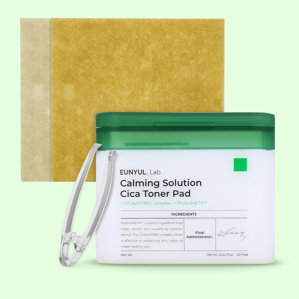은율 랩 카밍 솔루션 수분 진정 시카 토너패드 60매