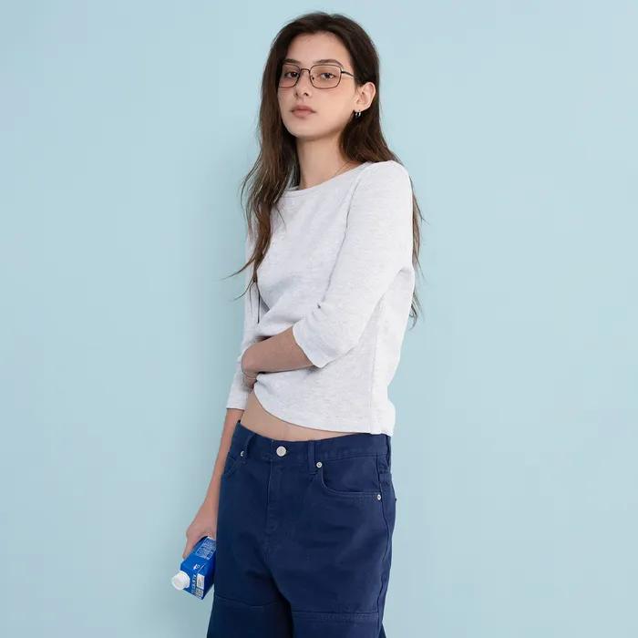 [2nd_3/23 예약배송] Our waffle t-shirt_melange