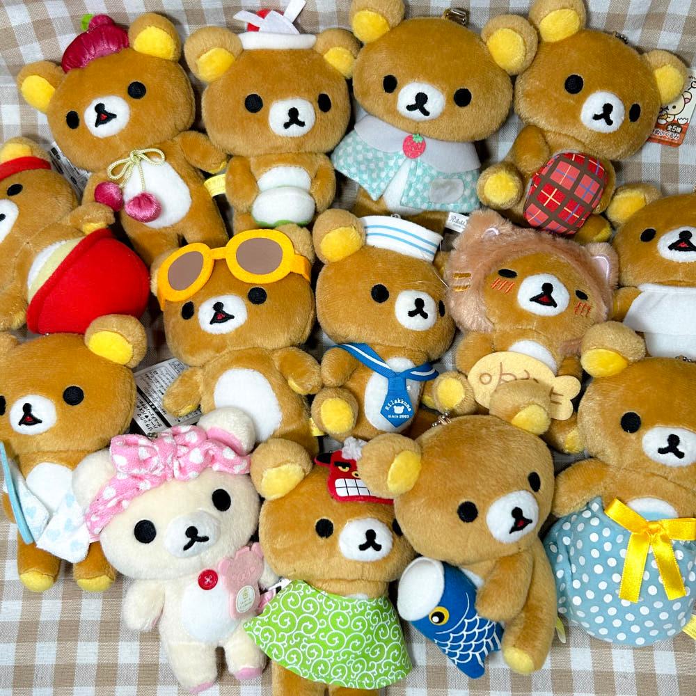 [RILAKKUMA] 리락쿠마 볼체인이 달린 인형 모음.ver 1