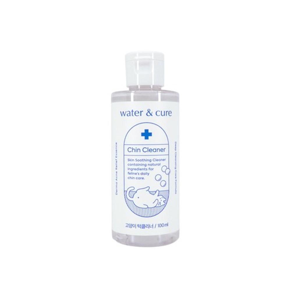 워터앤큐어 고양이 턱드름 관리 염증예방 턱클리너 100ml