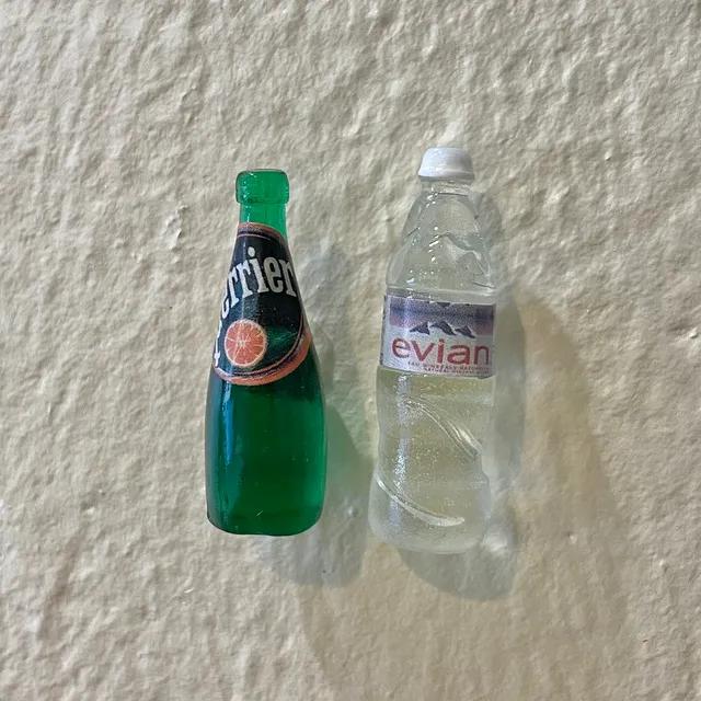 미니어처 냉장고자석 생수 탄산수 에비앙 페리에 음료수 푸드 음식 마그넷 마그네틱