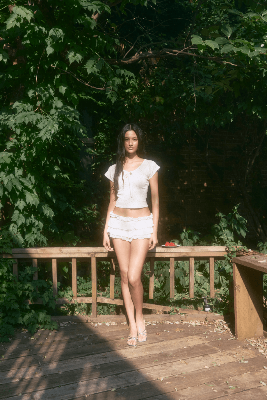 WILDFLOWER FITTED TOP [VANILLA]