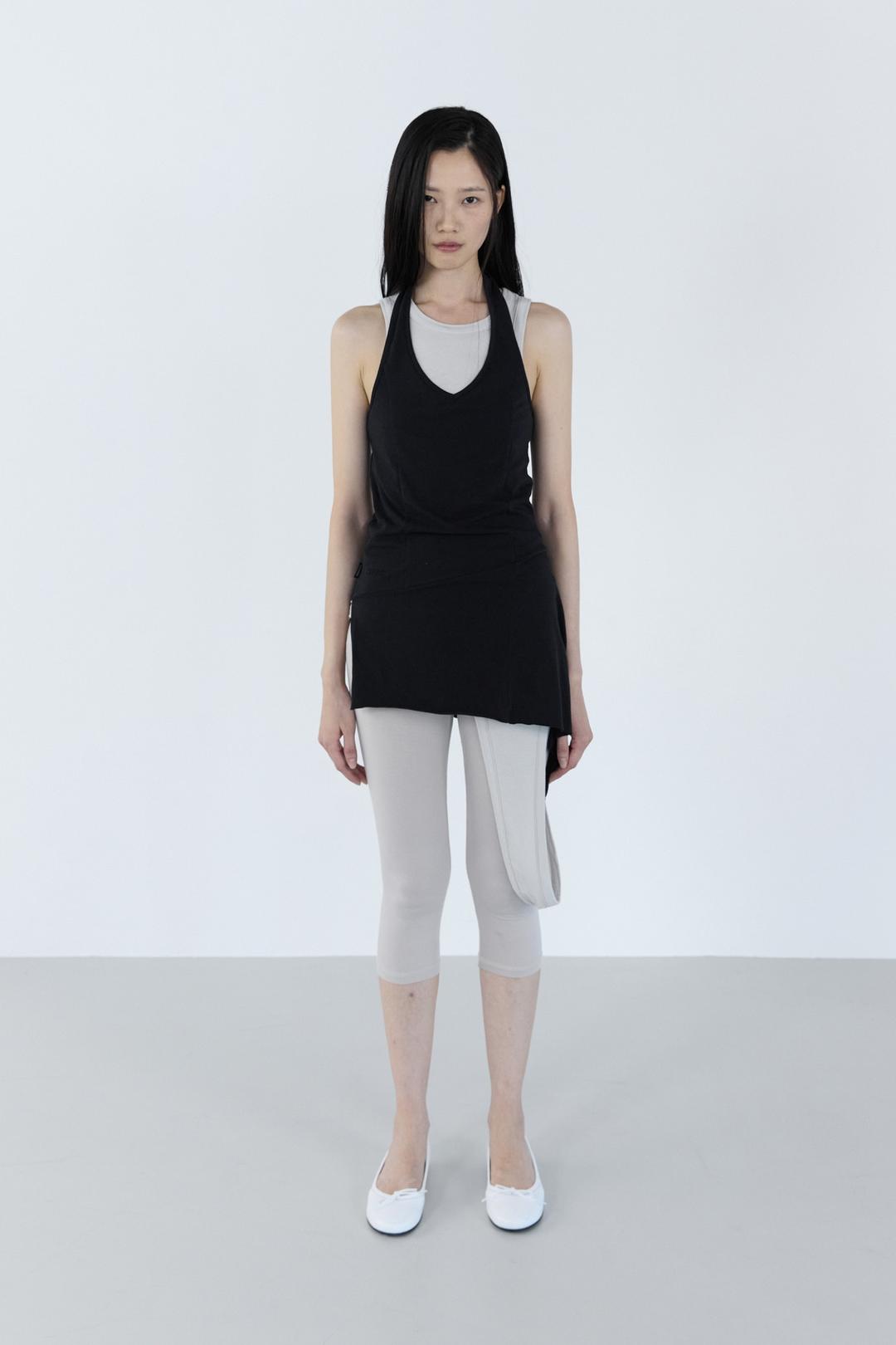 Lily Halter Dress _ Black