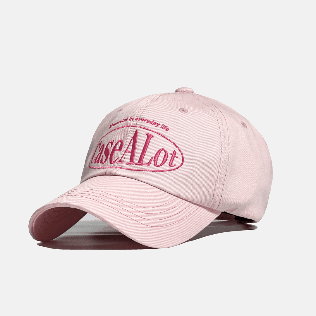 Circle logo ball cap - Pastel pink